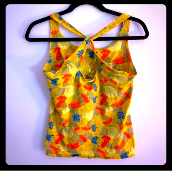 The North Face Floral Racerback Workout Tank M - Picture 2 of 7